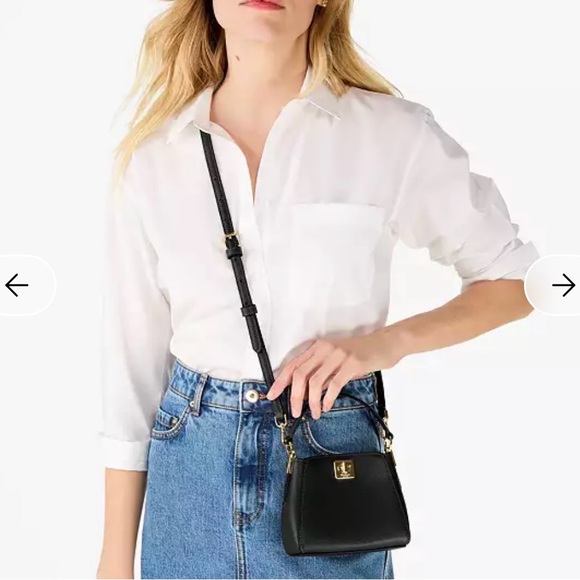 Kate Spade Black Leather Handbag - New - Picture 2 of 7